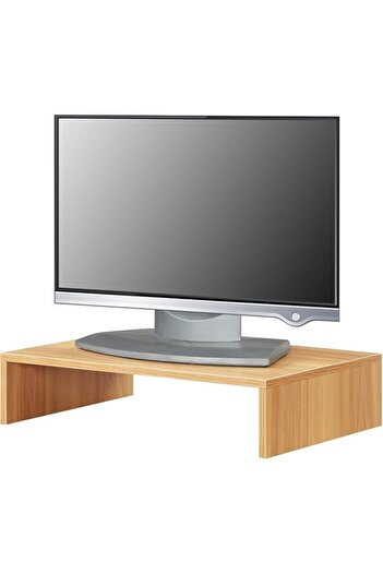 Generic MedMad Monitor Riser, Desk Organizer for Laptop Computer, Wood Stand for Printer, PC, Save Space La