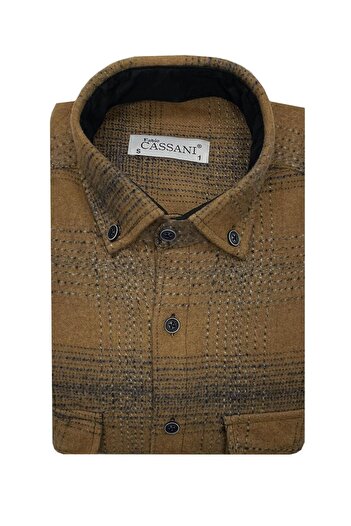 FABİO CASSANİ Men's Winter Genuine Lumberjack Shirt - 7403