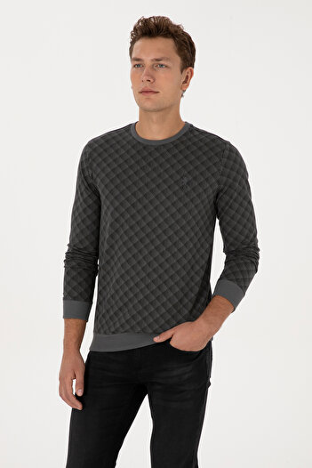 U.S. Polo Assn. Men's Anthracite Sweatshirt 50309993-Vr006
