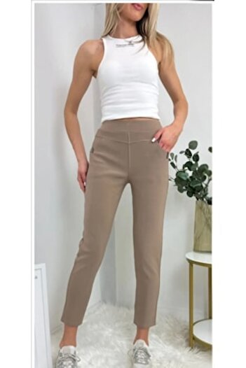 TURKEY Women's Pants Beige 6XL