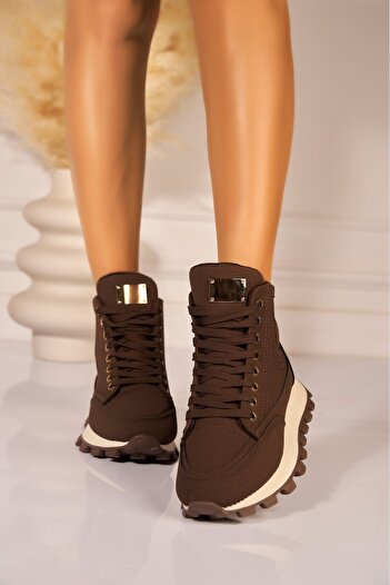 Joana Emaira Women's Brown Faux Leather Boots