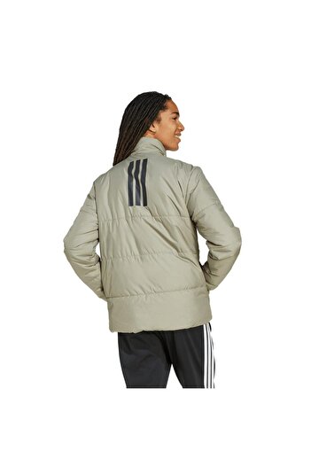 adidas Erkek Yeşil Mont BSC 3S INS JKT JX7760