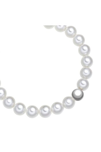 Rafaela Donata Perlenarmband Armband Sterling Silber Muschelkernperle weiß