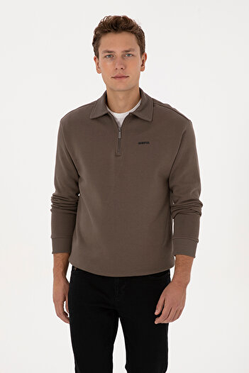 U.S. Polo Assn. Men's Mink Basic Sweatshirt 50313783-Vr052