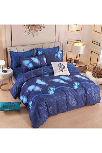 JOJO HOME Double Bed Linen, Finet Fabric, 6 Pieces