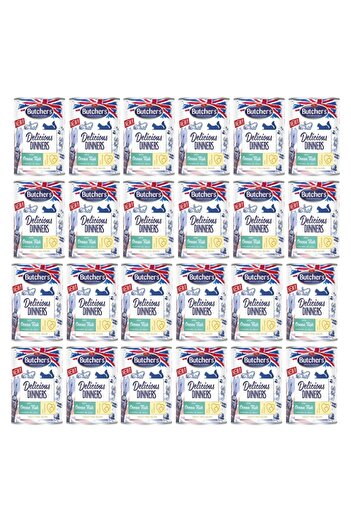Other BUTCHER'S Delicious dinners Chunks with sea fish in jelly - wet cat food - 24x400g