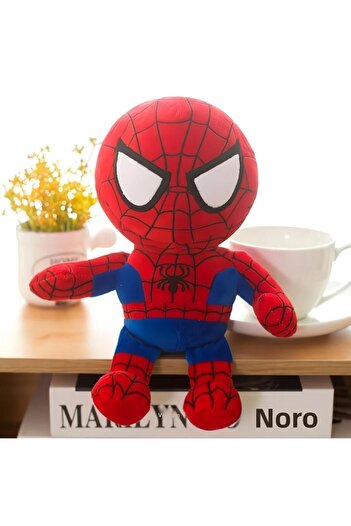 e-life Cloth Marvel Spiderman Spider Man Anime Version Figure Plush Toy Sleeping Playmate 27cm