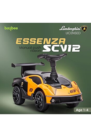 BAYBEE Licensed Essenza Push Ride-on Car | Kids Ride-on Baby Car | Music & Light | Fun Toy For Kids