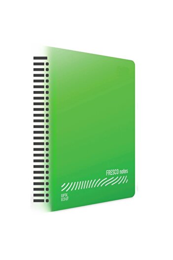 Gıpta Eco Fresco A4 Spiral PP Copertă 72 Yp Caiet cu rigle