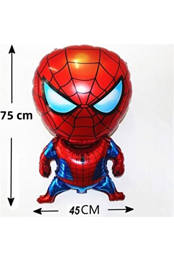 Parti dolabı Red Spiderman Shaped Flying Foil Balloon 75 cm