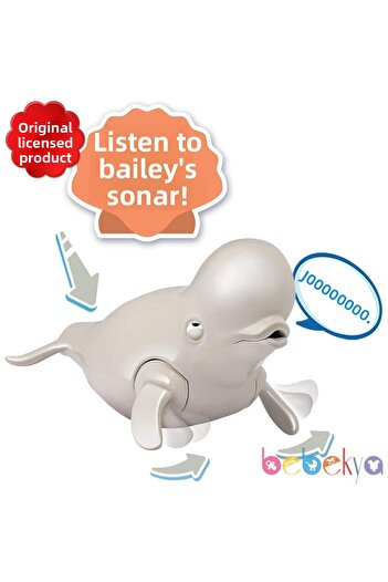 BANDAI Original Disney Lost Fish Dory Movable Large Figures White Whale Bailey Voice Figure