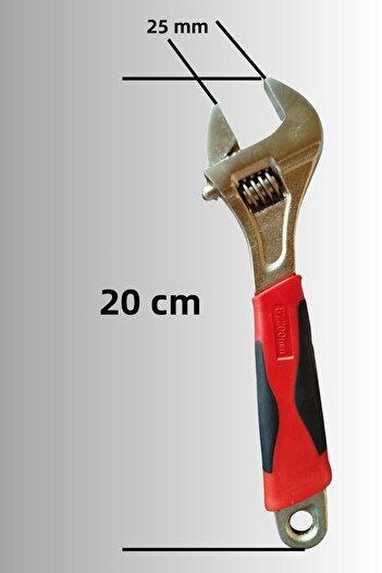 HAFSER Frog 8" Wrench Frog Key 200 mm