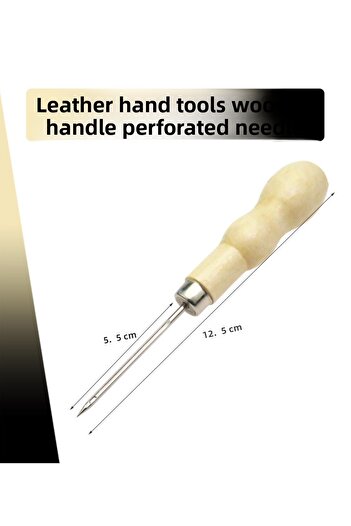 Dopar Ξύλινη λαβή διάτρητη Biz Needle 12 cm