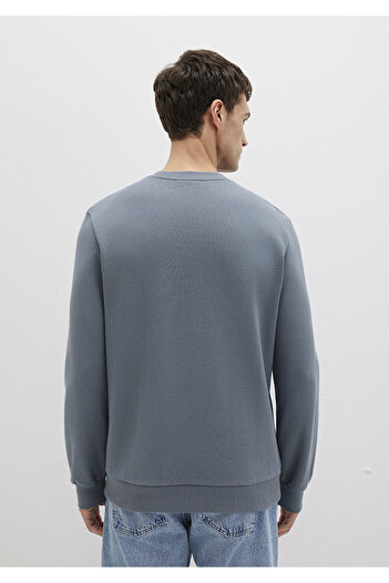 Mavi Bisiklet Yaka Gri Sweatshirt 0S10457-80889