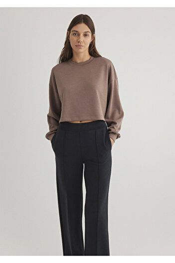 Mavi Sporty Lux Brown TENCEL TM Modal Φούτερ 1S10061-70383