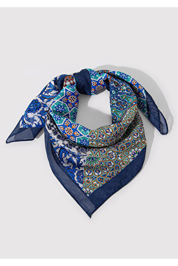 Mavi Baskılı Bandana 1911813-82050