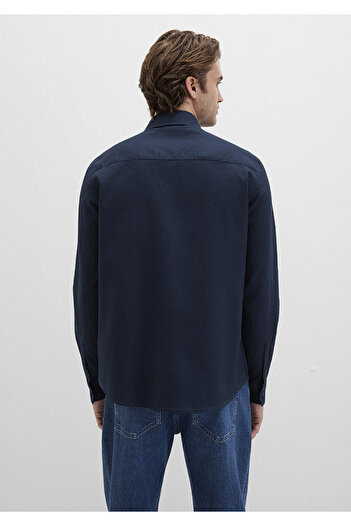 Mavi Lacivert Gömlek Slim Fit / Dar Kesim 8810217-81583