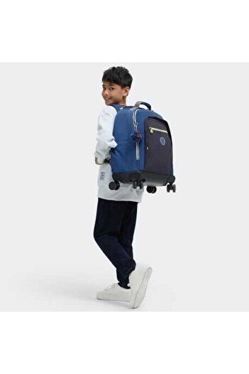 Kipling New Zea Fantasy Blue Bl Cekceklı Okul Cantası Kı52468Fb