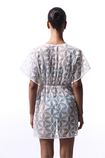 Penti Gardenya West Brode Floral Tassel Detailed Kaftan