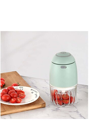 fulina Electric Garlic Chopper Mini, Garlic Masher Crusher, Food Processor Small with Garlic Peeler And Spo
