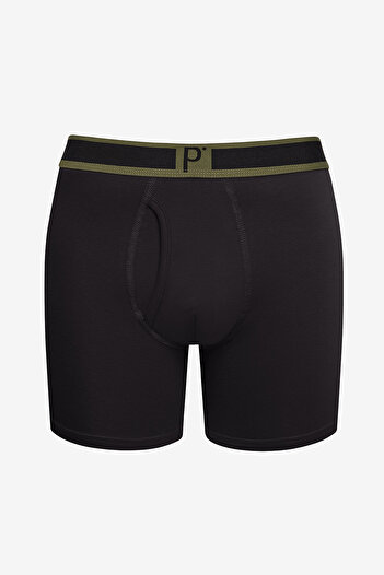 Penti Erkek Pamuklu 3lü Siyah Çok Renkli Boxer
