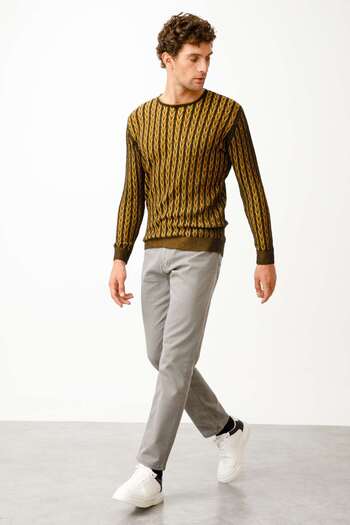 İgs Men's Black Standard Crew Neck Knitwear