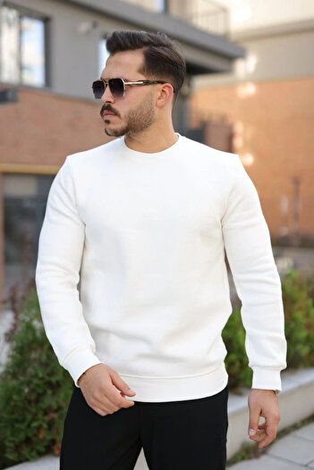 Silerra Men's Three-Thread Ribbed Sweatshirt