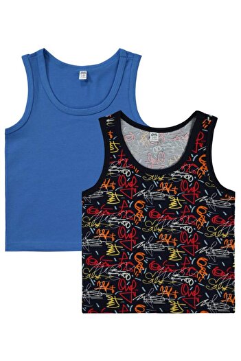 Civil Boys Graffiti 2-10 Yaş 2'li Atlet Set - Standart4-5 Yaş
