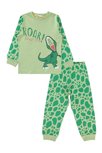 Civil Boys Erkek Çocuk Pijama Takımı 2-5 Yaş Soft Haki