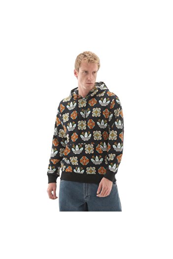adidas Jw1085-E Graphic Lo Hd Men's Sweatshirt Black