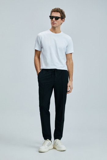 Lufian Sımon Smart Erkek Chino Pantolon Slim Fit Siyah