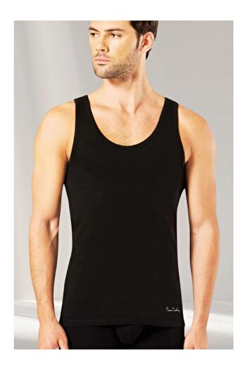 Pierre Cardin Boxed Men's Black Modal 2-Piece Undershirt-315
