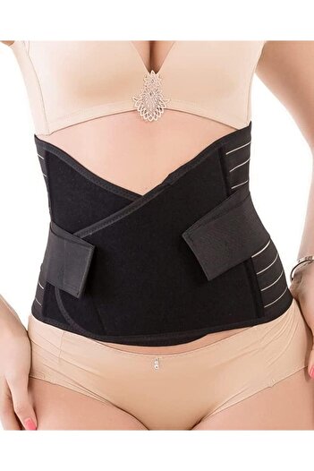 Glamroot Postpartum Belly Band Waist Trainer Cincher Tummy Control Shapewear Belt, Free Size
