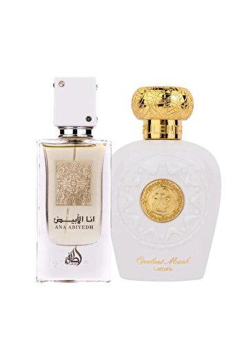 lattafa Set Opulent Musk 100ml cu Ana Abiyedh White 60ml,