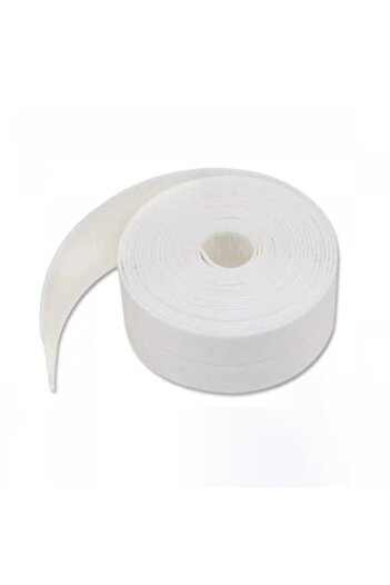 Tiessa waterproof insulating adhesive tape, anti-splash, bathroom/kitchen, 3 m x 3 cm, white