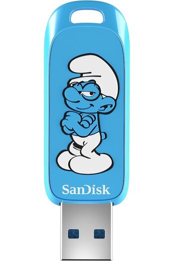 SanDisk USB Flash Drive 64GB Smurfs Brainy Edition (SDCZIS-064G-G46)