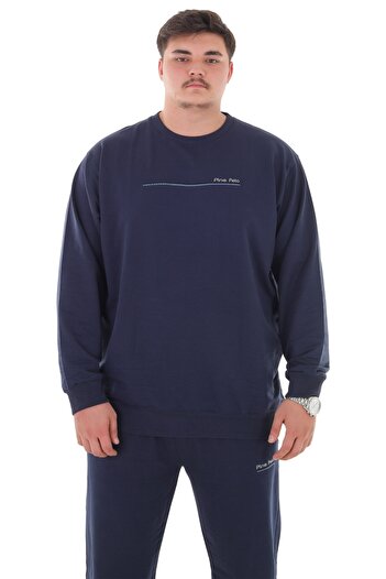 marufshop Ανδρικό σετ αθλητικών φορμών με λαιμόκοψη με 2 κλωστές, μεγάλο μέγεθος, κατάλληλο για βάρος έως 154 λίβρες