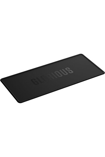 Glorious 75% Keyboard Pad - Stitched Edges, Washable, Non-Slip - Black