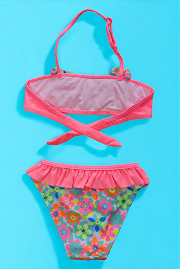 embody Girls' 2 piece swimsuit, multicoloured