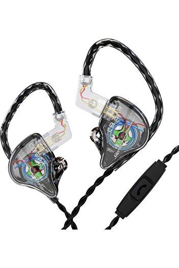 KBEAR Storm In-Ear Wired Headphones, 10mm Dynamic Driver, Detachable Cable, Noise-Isolating (Storm B