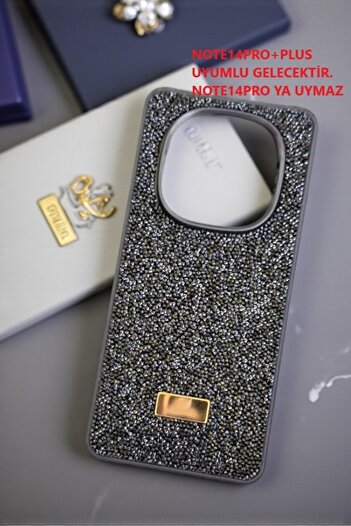 Kılıforyum Xiaomi Note14Pro+Plus Case Diamond Luxury Rhinestone Glitter / Phone Case – Premium Series