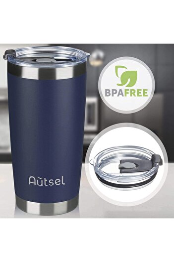 Cesiro Termos cu capac, oțel inoxidabil, 900 ml, albastru