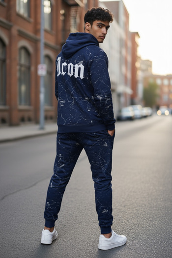dehaine Men's tracksuit, sweatshirt + pants, ICON, 13380