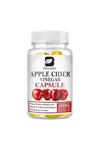 ALHENA Food supplement, Alhena, Apple cider vinegar, detoxification and fat burning, 60 capsules