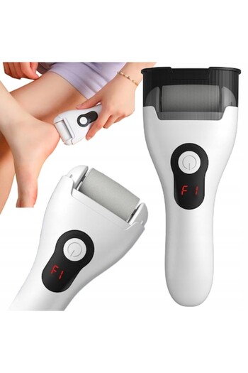 verk group Electric foot file, Verk Group, set of 3 heads, white, 18x7cm