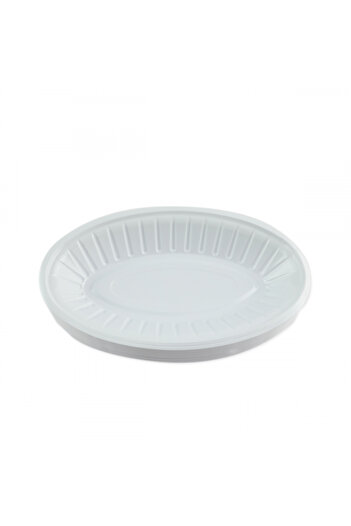 Generic Oval plastic plate, size 1 (50 pieces)
