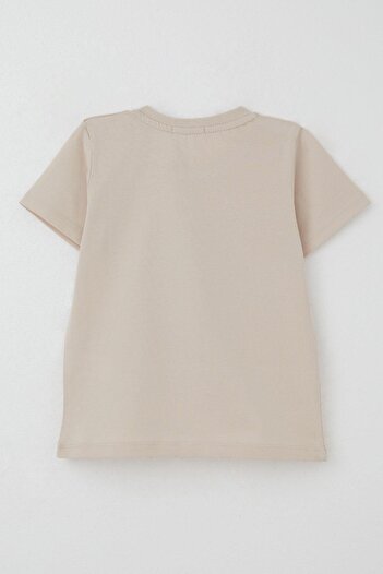 Breeze Μπλουζάκι για αγόρια Surfer Cute Shark με τύπωμα 1,5-5 ετών, μπεζ