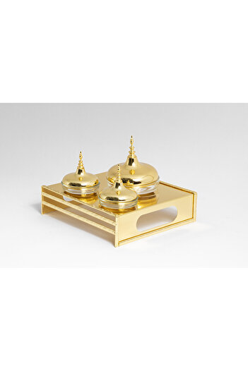 Bin Shihoun 4-piece golden date and tabsi hospitality set