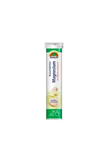 Sunlife Magnesium, 20 tablets, – Supplement to reduce fatigue and support the muscular system