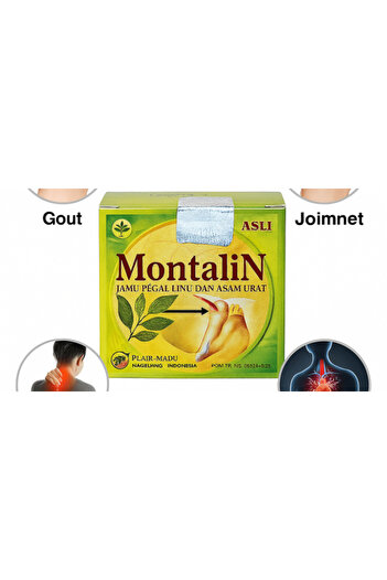 montalin Original Capsules for Gout, Joint Pain & Rheumatism, Instant Relief, 40 Capsules